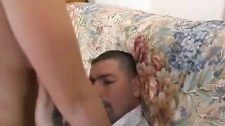 Dark haired woman from France gets her asshole demolished
