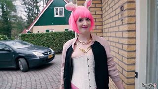 Dutch nunny getting monstercock creampied gangbang bukkake