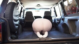 Yoga in the Car Pink Tights and No Show Socks - Custom Order