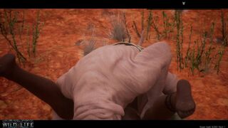 A cute girl gets fucked by a little monster - Wild Life