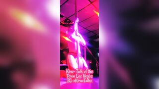 Fully nude Las Vegas stripper stage set