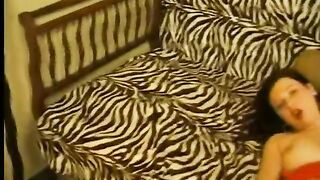 Lenka's first casting a teen masturbating her blonde pussy