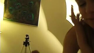 Monika's first porn casting a blonde teenager eager to get