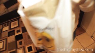 Vietnamese massage girl provides full service Asian massage experience on big black cock POV