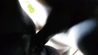 Squirting Ebony Cum in pussy POV