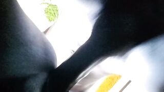 Squirting Ebony Cum in pussy POV