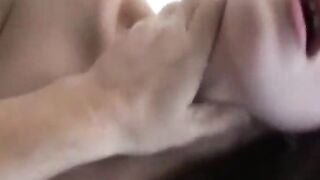 Vintage beauty cocksucking before dickriding