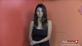 Porn casting interview with Lilly 18 in Zurich - SPM Lilly18IV01