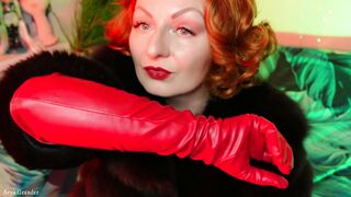 Gloves Fetish - Long Asmr Video - Jerk off for Beautiful Pin up Goddess!
