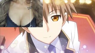 busty wife pleases husband - Hentai