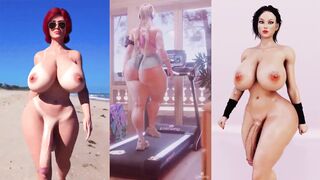 Futanari compilation Primitive