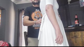 My stepsister spreading her legs so she can be fild with cock
