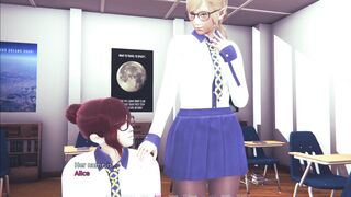 Yuri University #1 Rose Is Finding Her Way with All the Woman.