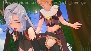 3D babes compilation Genshin Impact, Naruto and more UNCENSORED
