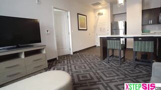 Spoiled and cheating teen stepsis really needed money