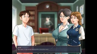 Summertime Saga: College guy with huge dick Ep.9