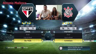 Fucking a hot Brazilian with natural big tits after playing FIFA