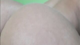 Secretly filmed natural brunette Jana with perky tits