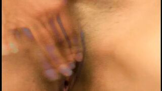 Latina teen gets Double Penetration from two men with huge dicks