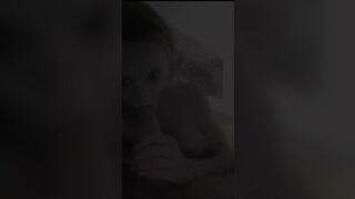I Am Playing with His Cock to Cum in My Mouth