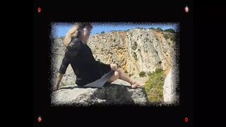 Strip-Nylons Witch Blowjob