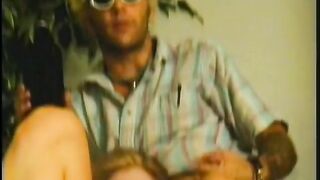Blonde sucks gigantic dick before getting her ass and pussy penetrated