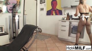 Polish MILF takes it up the ass