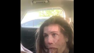 Blow job in target parking lot