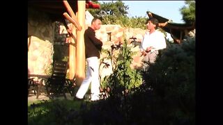 Vintage Italian Orgy in the Villa Garden