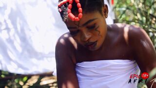 Ebony Goddess Swallows My Dick