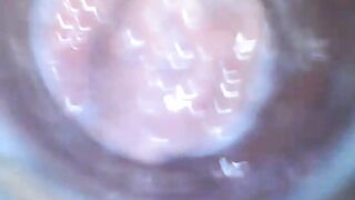 Close up masterbation camera inside my super wet creamy pussy pls eat it