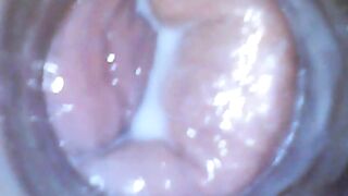 Close up masterbation camera inside my super wet creamy pussy pls eat it