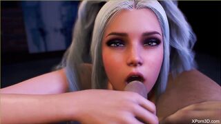 3D Porn Busty Cute babe blowjob POV Teaser