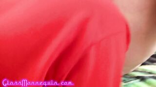 A chubby maxi booty is back for more of my fat old cock