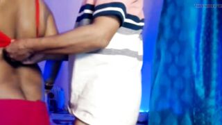 The Girl Opens Her Bra Cloth and Impresses the Boy with Her Boobs