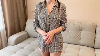 Stepdaughter Had to Suck Stepdaddy and Fuck Him for Smoking - Russian Amateur with Dialogue