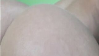 Secretly filmed natural brunette Jana with perky tits
