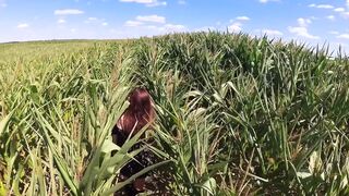 First Time Trying Standing 69 in a Cornfield and He Makes Me Cumhard