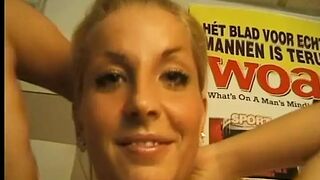 The first audition of Veronika the beautiful girl today