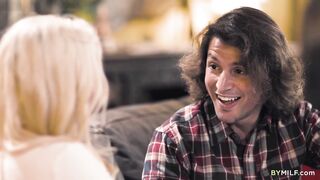 Big titted stepmommy conv stay with her