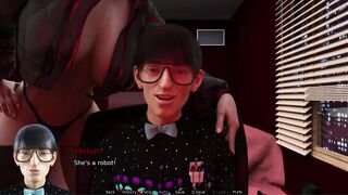Sexbot #1 - Sam Walked in While Mr. Bigdick Was Half Naked... Mr. Bigdick Found Alexa