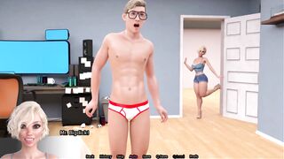Sexbot #1 - Sam Walked in While Mr. Bigdick Was Half Naked... Mr. Bigdick Found Alexa