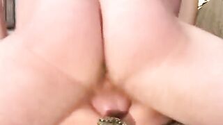 Sexy blonde got talent deep throating a guy hard cock after court