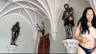 A Queen and a Butler in a Castle with Garabas and Olpr