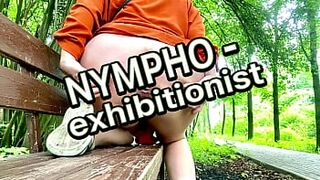 DRIPPING WET PUSSY JUICE in OUTDOOR from NYMPHOMANIAC EXHIBITIONIST.