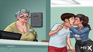 SummertimeSaga - Old lady got teeth removed and sucked E3 #92