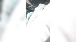 My girlfriend's mom sucks me in the car