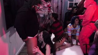 Exclusive on FapHouse only: Thiccvision's Halloween Orgy 2023
