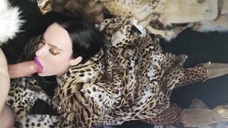 Trying on New Fur Coats and Fucking with a Man