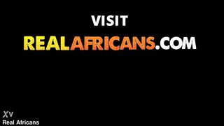 Skinny Ebony Rides Her Boyfriend's BBC In Livingroom